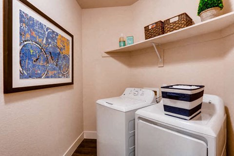 Full-Size Washer/Dryer in Laundry Room